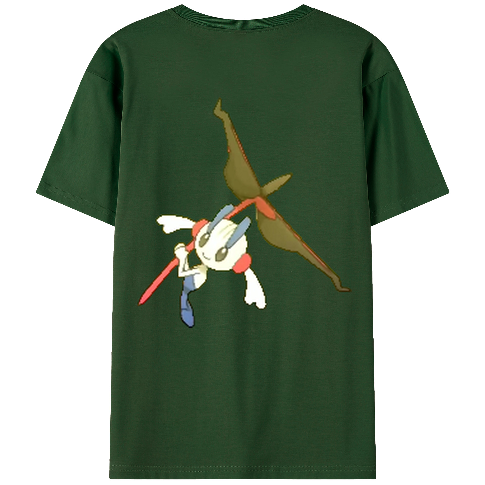 （画像用） ポケットモンスター Pokémon 綿100％半袖Tシャツ（背面プリント）